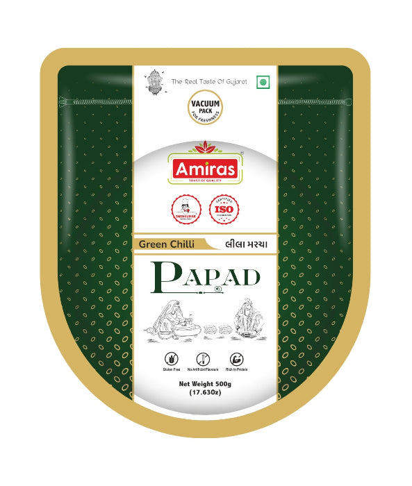 Green Chilli Papad (500 g)