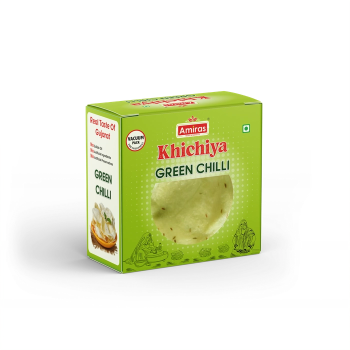 Green Chilli Khichiya Papad (500g)