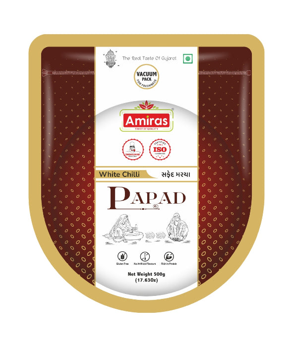 White Chilli Papad (500 g)